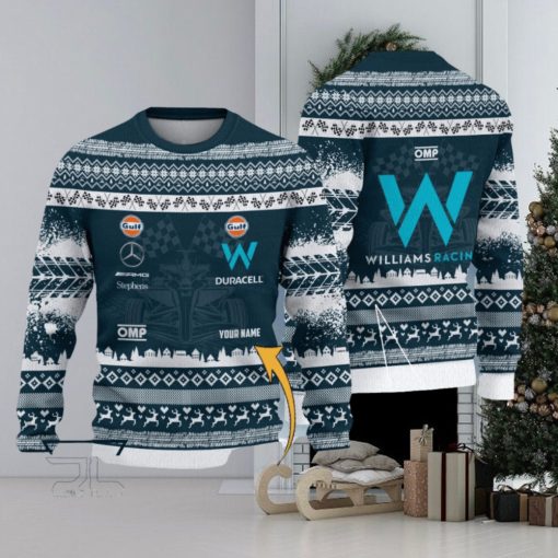 Custom Name Williams Racing Ugly Sweater