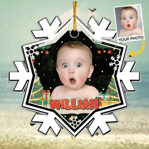 Custom Photo Mini Boss   Family Personalized Custom Ornament   Acrylic Custom Shaped