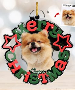 Custom Photo Official Cookie Tester Dog & Cat Personalized Custom Ornament