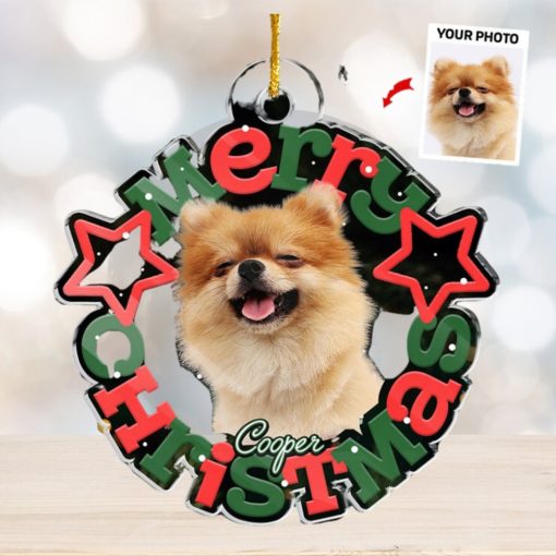 Custom Photo Official Cookie Tester   Dog & Cat Personalized Custom Ornament