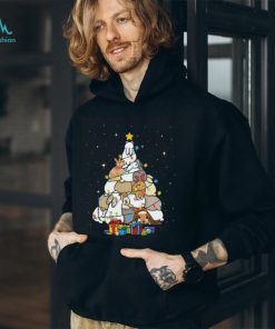 Cute Bunny Christmas Tree T Shirt