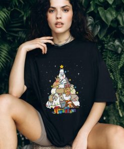 Cute Bunny Christmas Tree T Shirt