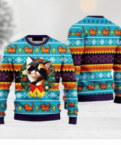 Cute Cat 3D Ugly Christmas Sweater Gift For Family Christmas Gift