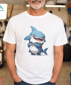Cute Kawaii Animal Cartoon Shark T Shirt