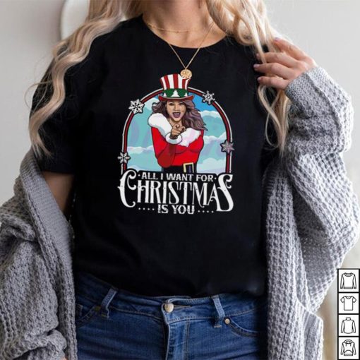 Cute Mariah Carey All I Want For Christmas Is You Shirt