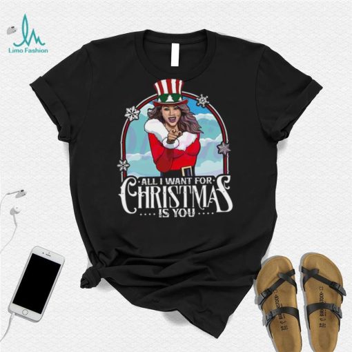 Cute Mariah Carey All I Want For Christmas Is You Shirt
