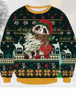 Cute Raccoon Ugly Christmas Sweater Special Gift For Loved Ones