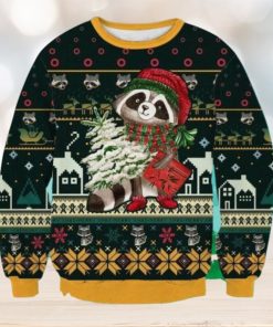 Cute Raccoon Ugly Christmas Sweater Special Gift For Loved Ones