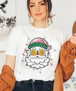Cute santa with sunglasses shirt