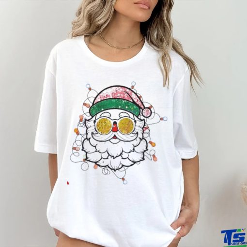 Cute santa with sunglasses shirt