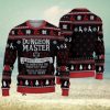 3D Rainier Ugly Sweater Beer Drinking Christmas