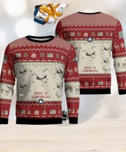 DHC 4 Caribou DHC4 Aircraft Ugly Christmas Sweater Christmas Gift Veteran 3D Sweater