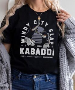 D'Onta Foreman & Khari Blasingame Chicago Kabaddi Celebration WHT Shirt