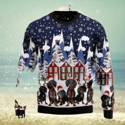 Dachshund Family Ugly Christmas Sweaters Style Gift For Men And Women