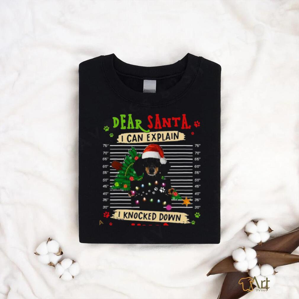 Dachshund Xmas Explanation Shirt Dachshund Xmas Explanation Shirt