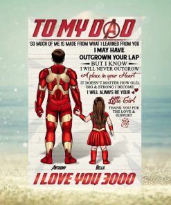 Dad I Love Your 3000, Personalized Canvas Print, Father's Day Gifts