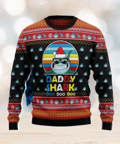 Daddy Shark Ugly Christmas Sweater Impressive Gift For Men And Women