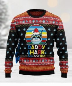 Daddy Shark Ugly Christmas Sweater Impressive Gift For Men And Women