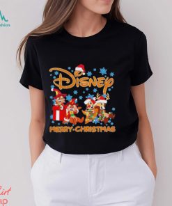 Dale and Chip hat santa Disney merry christmas shirt