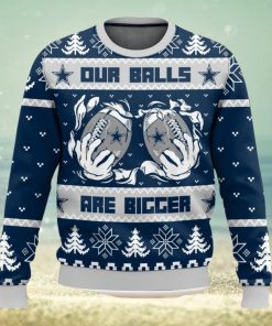 Dallas Cowboys Ball Ugly Sweater 3D Printed Men And Women Christmas Gift