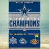 Texas Rangers 2023 World Series Champions Commemorative Wall Poster