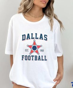 Dallas Cowboys Football Christmas 1960 T shirt