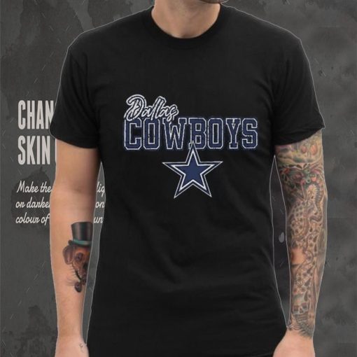 Dallas Cowboys Gameday Couture s In The Spotlight Tonal Leopard Print Shirt