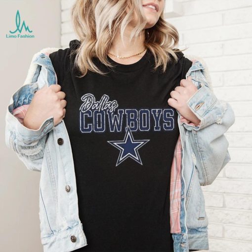 Dallas Cowboys Gameday Couture s In The Spotlight Tonal Leopard Print Shirt