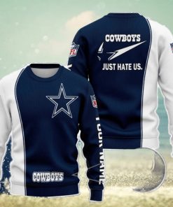 Dallas Cowboys NFL Just Hate Us Personalized For Fans Sweater New