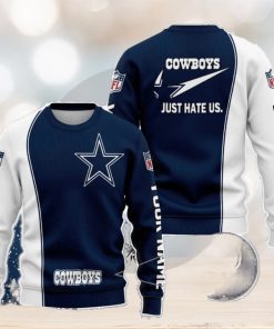 Dallas Cowboys NFL Just Hate Us Personalized For Fans Sweater New