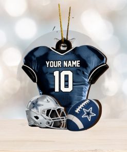 Dallas Cowboys NFL Sport Ornament Custom Name And Number