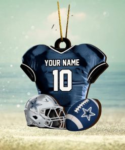 Dallas Cowboys NFL Sport Ornament Custom Name And Number