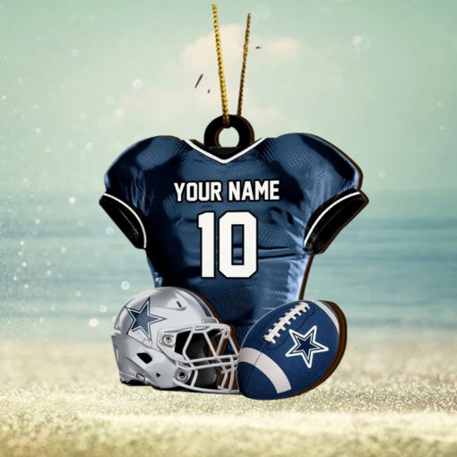 Dallas Cowboys NFL Sport Ornament Custom Name And Number