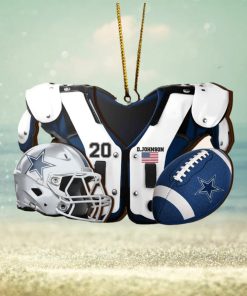 Dallas Cowboys NFL Sport Ornament Custom Your Name And Number