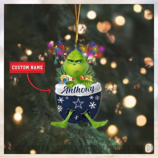 Dallas Cowboys Ornaments, Grinch Christmas Ornament, Nfl Football Christmas