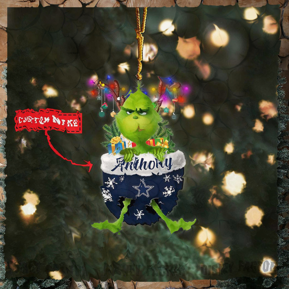 Dallas Cowboys Ornaments, Grinch Christmas Ornament, Nfl Football Christmas Dallas Cowboys Ornaments, Grinch Christmas Ornament, Nfl Football Christmas