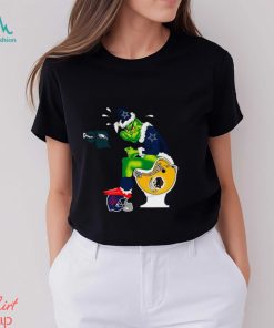 Dallas Cowboys Santa Claus Grinch toilet Christmas 2023 shirt