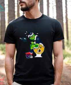 Dallas Cowboys Santa Claus Grinch toilet Christmas 2023 shirt