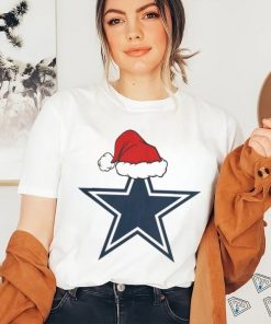 Dallas Cowboys Santa Logo Christmas Holiday 2023 T shirt