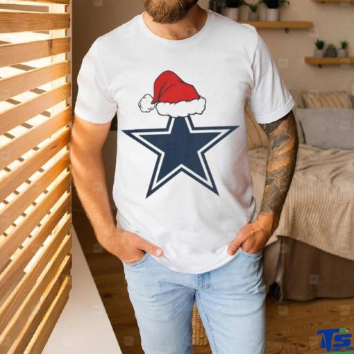 Dallas Cowboys Santa Logo Christmas Holiday 2023 T shirt