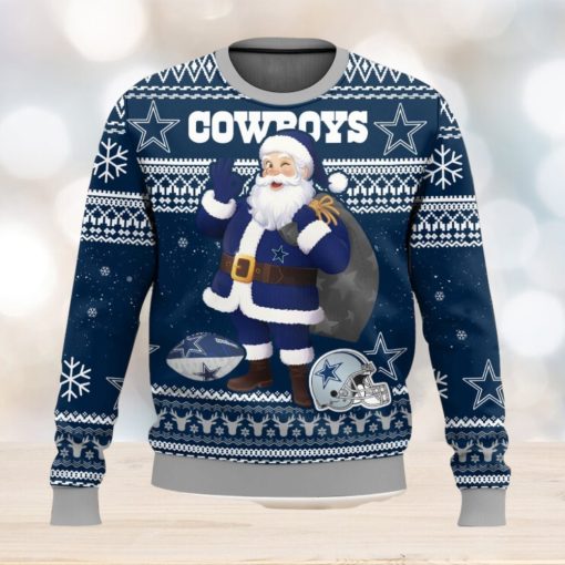 Dallas Cowboys Ugly Sweater 3D Printed Men And Women Christmas Gift