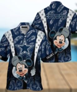 Dallas Cowboys nfl mickey mouse Hawaiian Shirt custom for fan