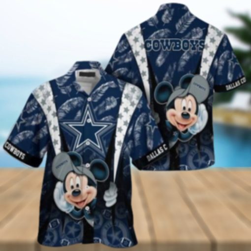 Dallas Cowboys nfl mickey mouse Hawaiian Shirt custom for fan