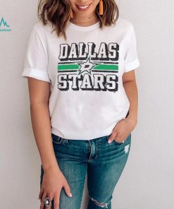 Dallas Stars Champion Heather Tri Blend Dual Stripe T Shirt