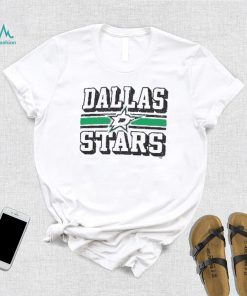 Dallas Stars Champion Heather Tri Blend Dual Stripe T Shirt