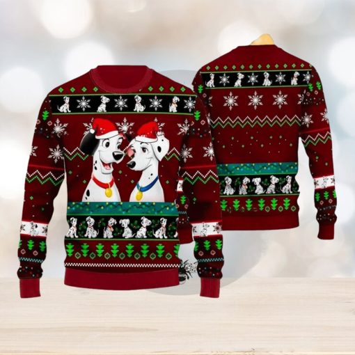 Dalmatians Dog 3D Ugly Christmas Sweater