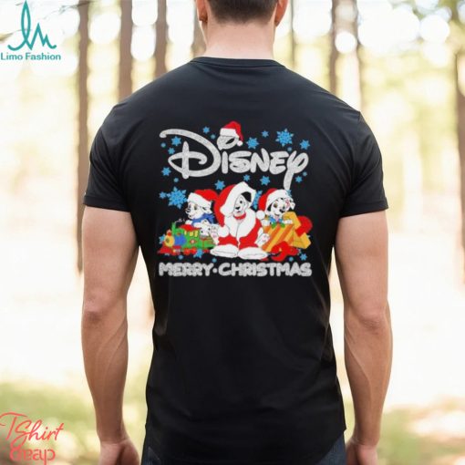 Dalmatians hat santa Disney merry christmas shirt
