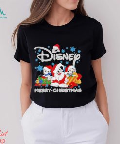 Dalmatians hat santa Disney merry christmas shirt