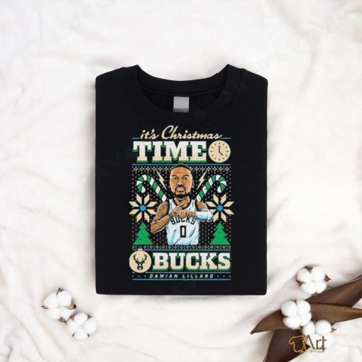 Damian Lillard Milwaukee Bucks It’s Christmas Time Shirt