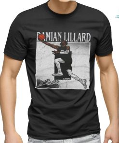 Damian lillard milwaukee number signature shirt